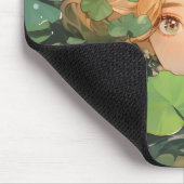 Niedliche Anime Girl in Pond Mousepad (Ecke)