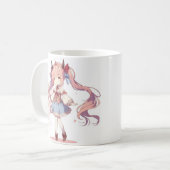 Niedliche Anime Girl Kaffeemaschine Tasse (Vorderseite Links)