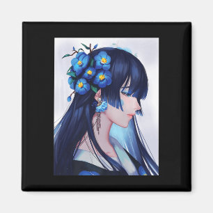 Niedliche Anime Girls Japanisches Kostümgeschenk Magnet