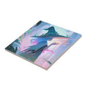 Niedliche Anime Hexe Girl Fantasy Art Fliese (Seite)