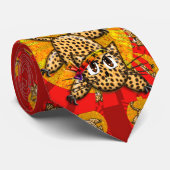 Niedliche Anime Leopard Kitty Rainbow Head Band Krawatte (Gerollt)
