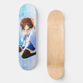 Niedliche Anime Skateboard (Vorderseite)
