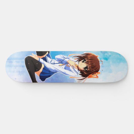 Niedliche Anime Skateboard (Horizontal)