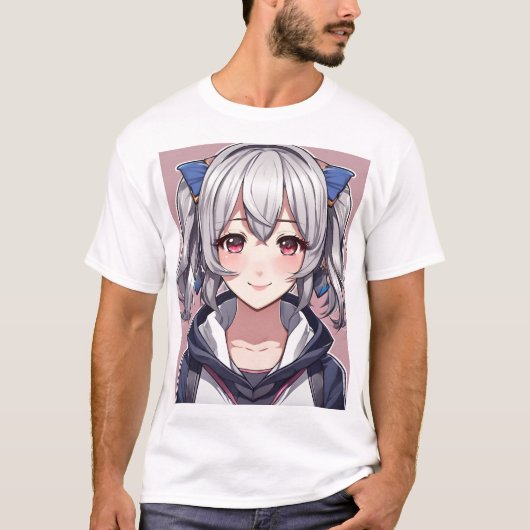 niedliche Anime T-Shirt (Vorderseite)