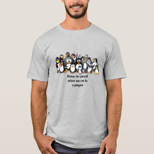 Niedliche animierte Pinguine T-Shirt
