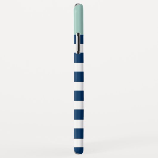 Niedliche Ankermonogramme in trendigen Minenseestr Case-Mate iPhone Hülle (Hinten/Rechts)