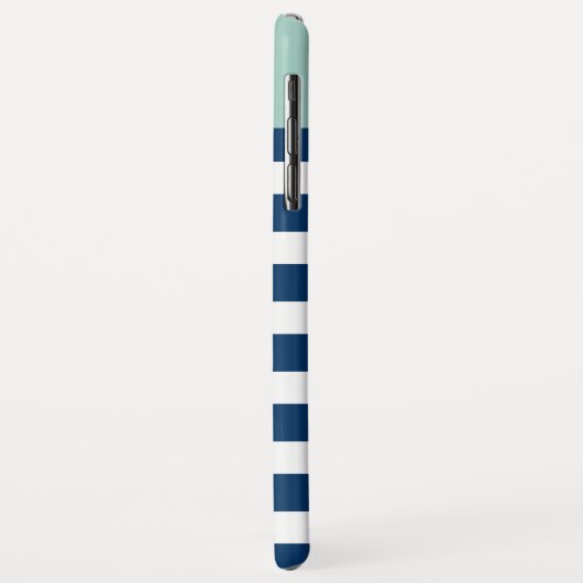 Niedliche Ankermonogramme in trendigen Minenseestr Case-Mate iPhone Hülle (Hinten/Links)