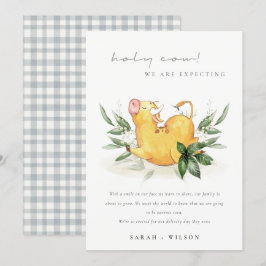 Niedliche Ankündigung der Schwangerschaft