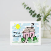 Niedliche Ankündigung über die Bewegung des kleine (Stehend Vorderseite)