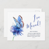 Niedliche Ankündigung zur Blume des Schmetterlings (Vorne/Hinten)