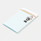 Niedliche Anmerkung von Weihnachtsmann Post-it Klebezettel (angewinkelt)