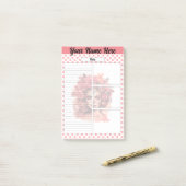 Niedliche Anmerkungen zum Zuckerschädel Post-it Klebezettel (Auf Schreibtisch)