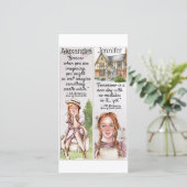 Niedliche Anne von Green Gables Quotes Gift Leseze Karte (Stehend Vorderseite)