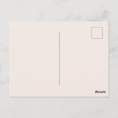 Niedliche, anpassbare Tierfreunde Postkarte (Rückseite)
