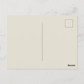 Niedliche, anpassbare Tierfreunde Postkarte (Rückseite)