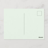 Niedliche, anpassbare Tierfreunde Postkarte (Rückseite)