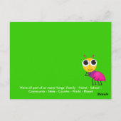 Niedliche Ant & Citizenship Postkarte (Rückseite)