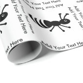 Niedliche Ant oder Termite Funny Pest Kontrolle Geschenkpapier (Rolleneckpunkt)