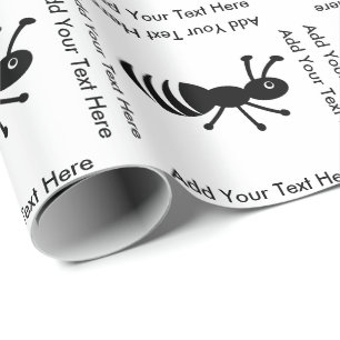 Niedliche Ant oder Termite Funny Pest Kontrolle Geschenkpapier