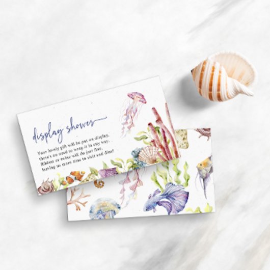 Niedliche Anzeigeduschkarte Begleitkarte