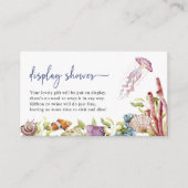 Niedliche Anzeigeduschkarte Begleitkarte (Vorderseite)