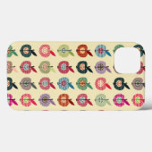 Niedliche Äpfel in der Retro Art Case-Mate iPhone Hülle (Rückseite (Horizontal))