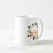 Niedliche Apfelblüte. Liebe Kaffeetasse (VorderseiteRechts)