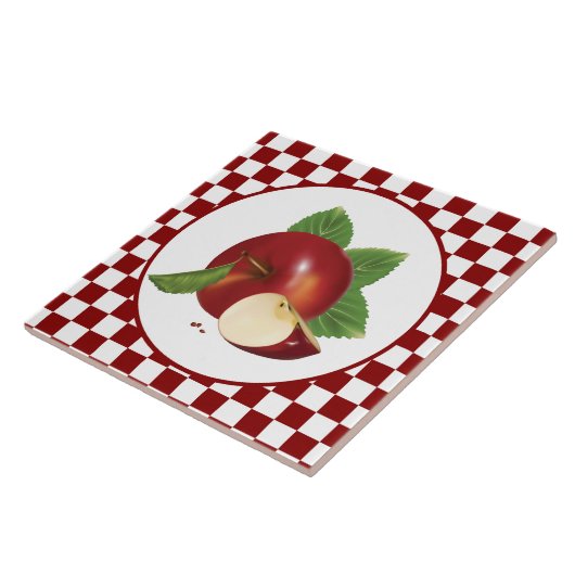 niedliche Apfelküche Fliese (Seite)