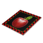 niedliche Apfelküche Fliese (Seite)