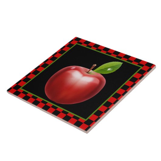 niedliche Apfelküche Fliese (Seite)