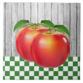 niedliche Apfelküche Fliese (Vorderseite)