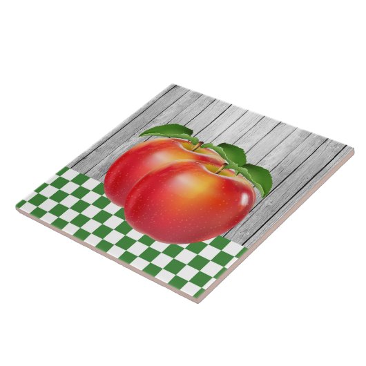 niedliche Apfelküche Fliese (Seite)