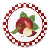 niedliche Apfelküche Keramikknauf (Vorderseite)