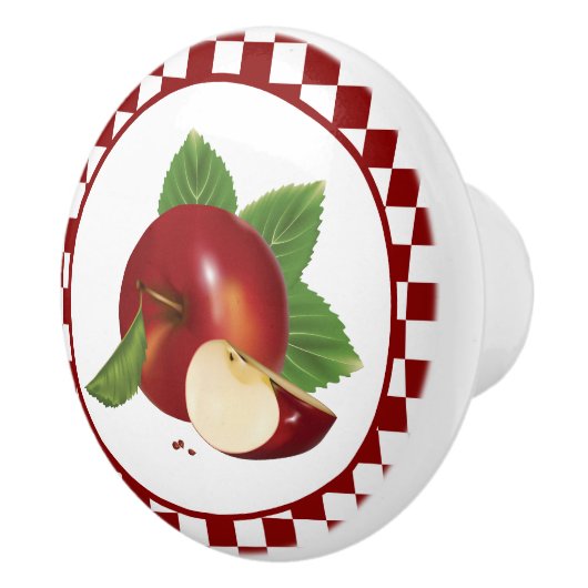 niedliche Apfelküche Keramikknauf (Rechts)