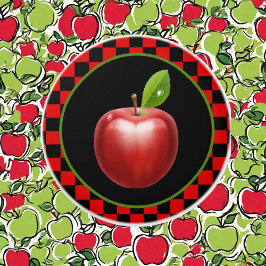 niedliche Apfelküche Keramikknauf