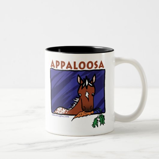 Niedliche Appaloosa Zweifarbige Tasse (Rechts)