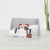 Niedliche Appetithäuser Appaloosa Weihnachten (Rückseite)