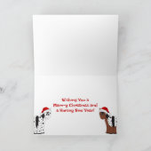 Niedliche Appetithäuser Appaloosa Weihnachten (Innenseite)