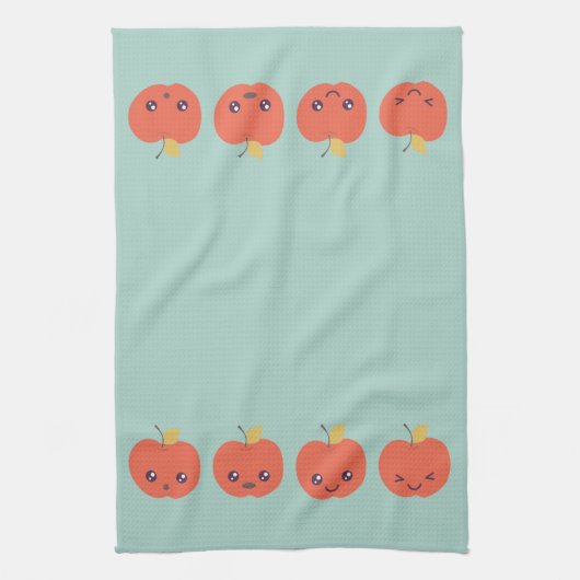 Niedliche Apple Kitchen Handtücher (Vertikal)