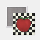 Niedliche Apple-Magnete Magnet (Vorderseite/Rückseite)