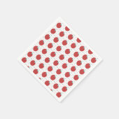 Niedliche Apple Picking Geburtstagspartei Confetti Serviette (Ecke)