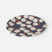 Niedliche Applet-Papier-Teller Pappteller (Schrägansicht)