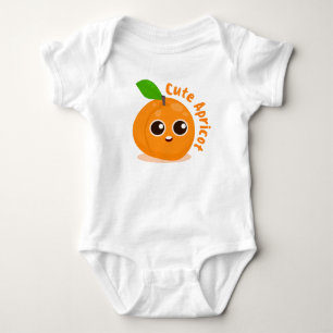 Niedliche Aprikose Baby Strampler