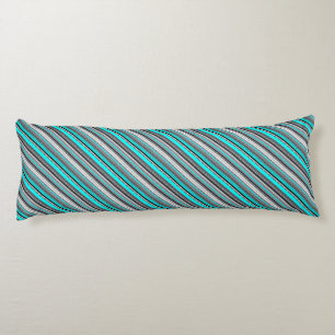 Niedliche Aqua-Aztec-Muster Seitenschläferkissen