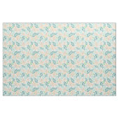 Niedliche Aquamarine Orangenfolienfarbe Stoff (Yard (91,4 cm))