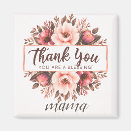 Niedliche Aquarell-Blume glücklich Mutter-Tag#2 Magnet