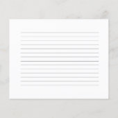 Niedliche Aquarellbäckerkarte (Rückseite)