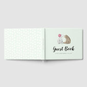 Niedliche Aquarellbären Babydusche Gästebuch (Voll)