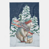 Niedliche Aquarellbären Geschirrtuch (Vertikal)