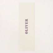 Niedliche Aquarellbären Kinderyogamat Yogamatte (Rückseite)